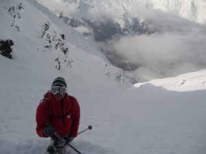 belle pente - grande dénivelée - tout poudre :-)