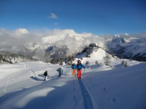 une belle neige froide typique du mois de janvier