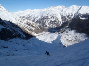 arrivée dans le valveny