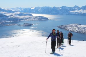 parfois on part de l'altitude zéro, ici les fjords en Norvège