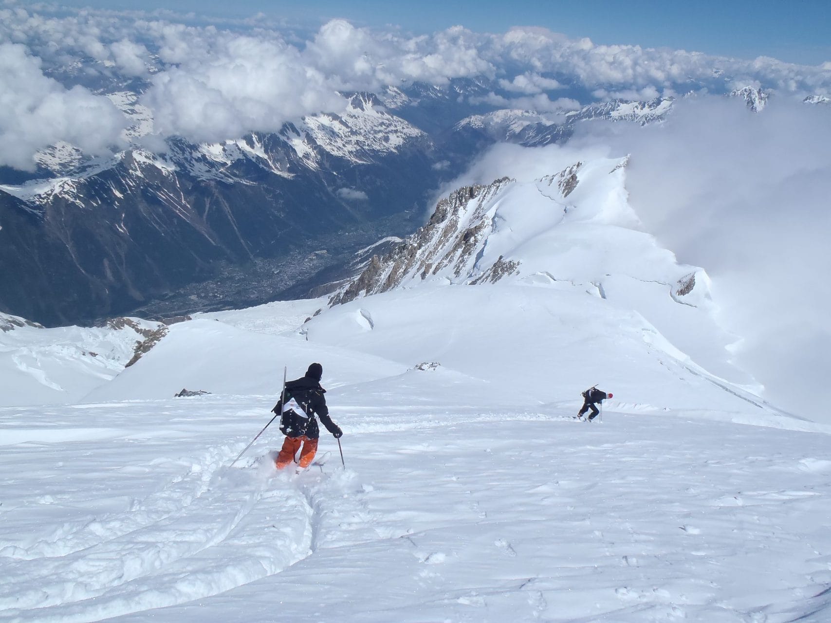 Mont Blanc à ski Guides SaintGervais MontBlanc