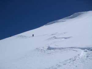 Poudreuse au Mont-Blanc