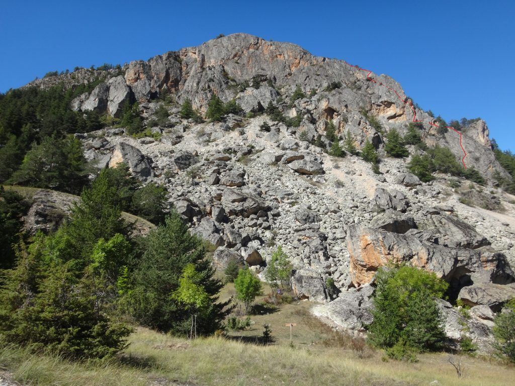 topo de l'éperon de bouchier escalade