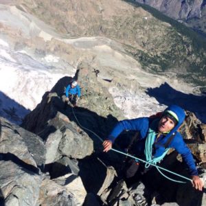Benjamin, sur les arêtes de la Meije