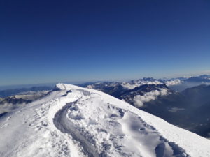 L'aiguille du Gouter au petit matin