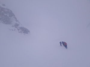 Le mauvais temps se lève au col du Vallon