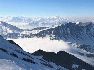 Nuages au col de la Seigne