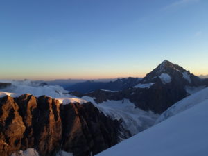 Lever du soleil sur la Dent Blanche