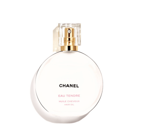 Chanel , eau de tendre, huile de cheveux